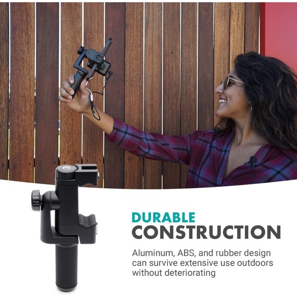 Movo PR-3 Rotating Smartphone Grip Handle Rig 4 iPhone,Samsung,Android Phone - Picture 5 of 8